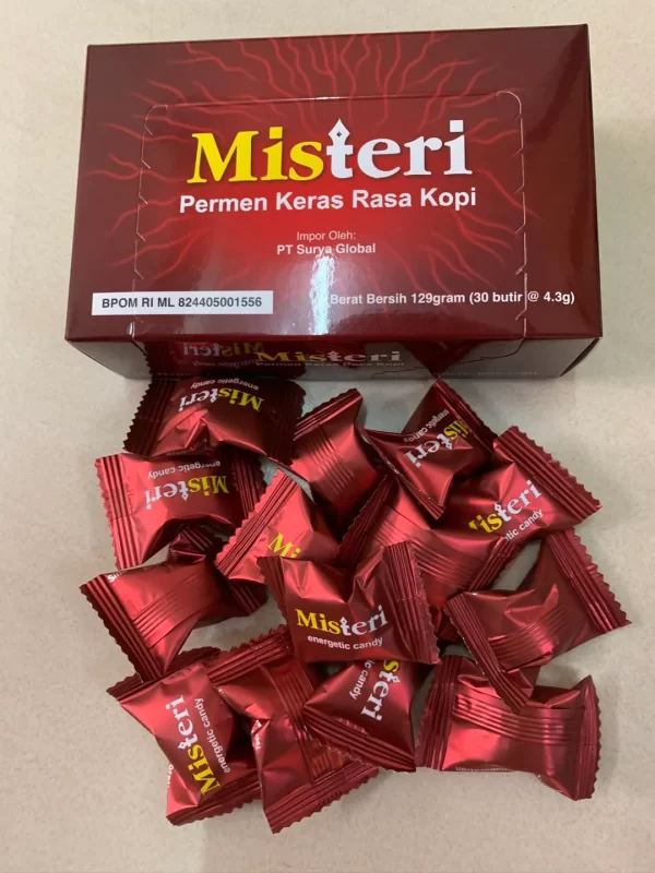 印尼紅糖 Misteri Candy  人參咖啡糖  咖啡糖   耐力糖  30/1盒  香港現貨正品 - Image 2